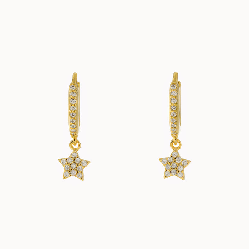 Lulana Star Huggie Earrings